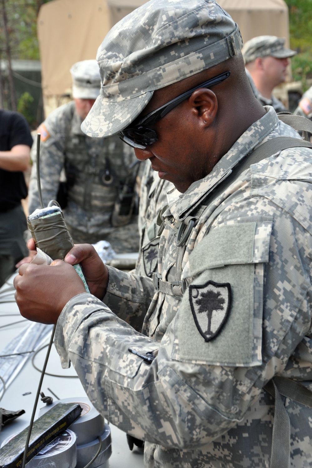 1222nd Engineer Company (Sapper) live fire