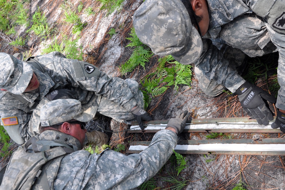 1222nd Engineer Company (Sapper) live fire