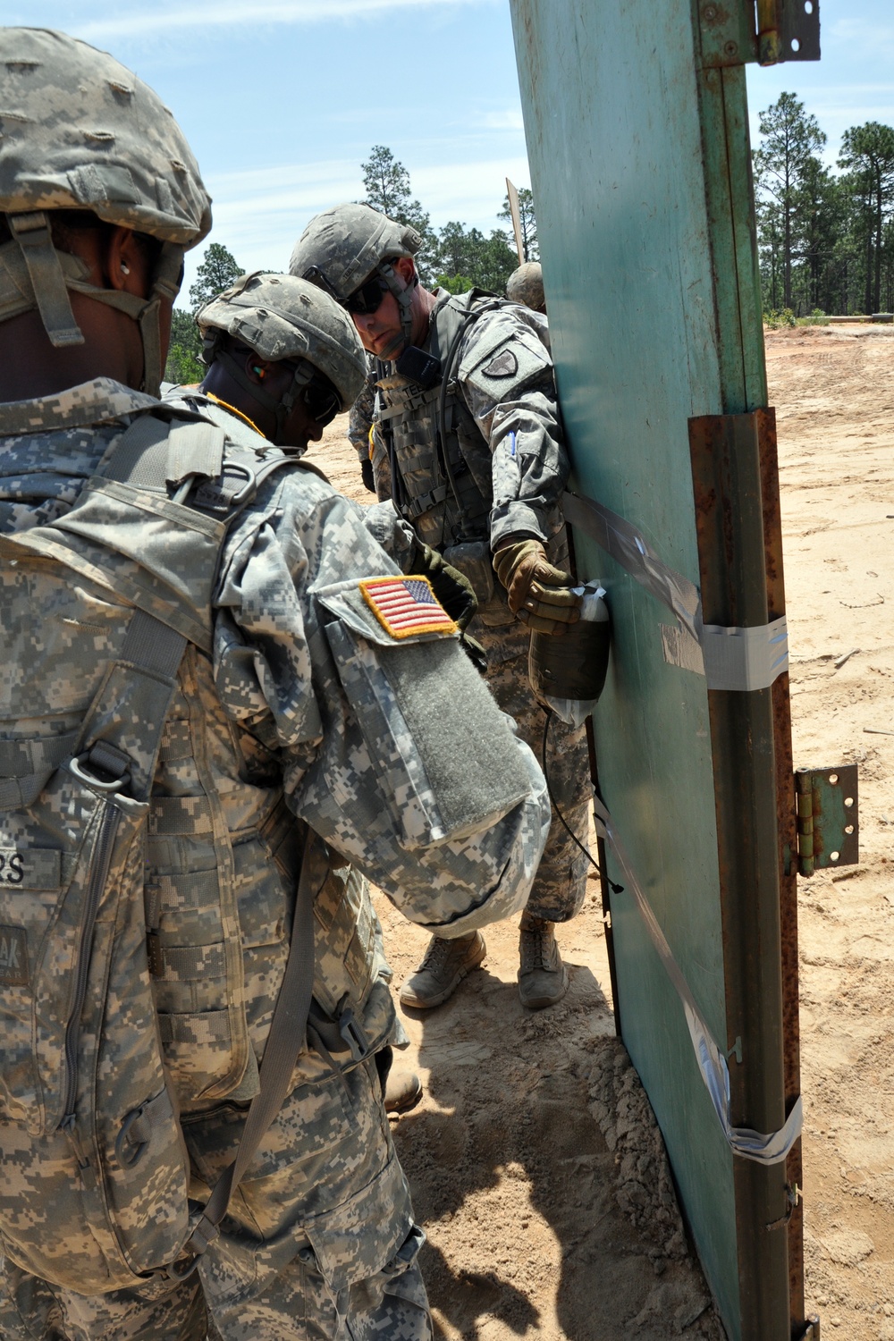 1222nd Engineer Company (Sapper) live fire