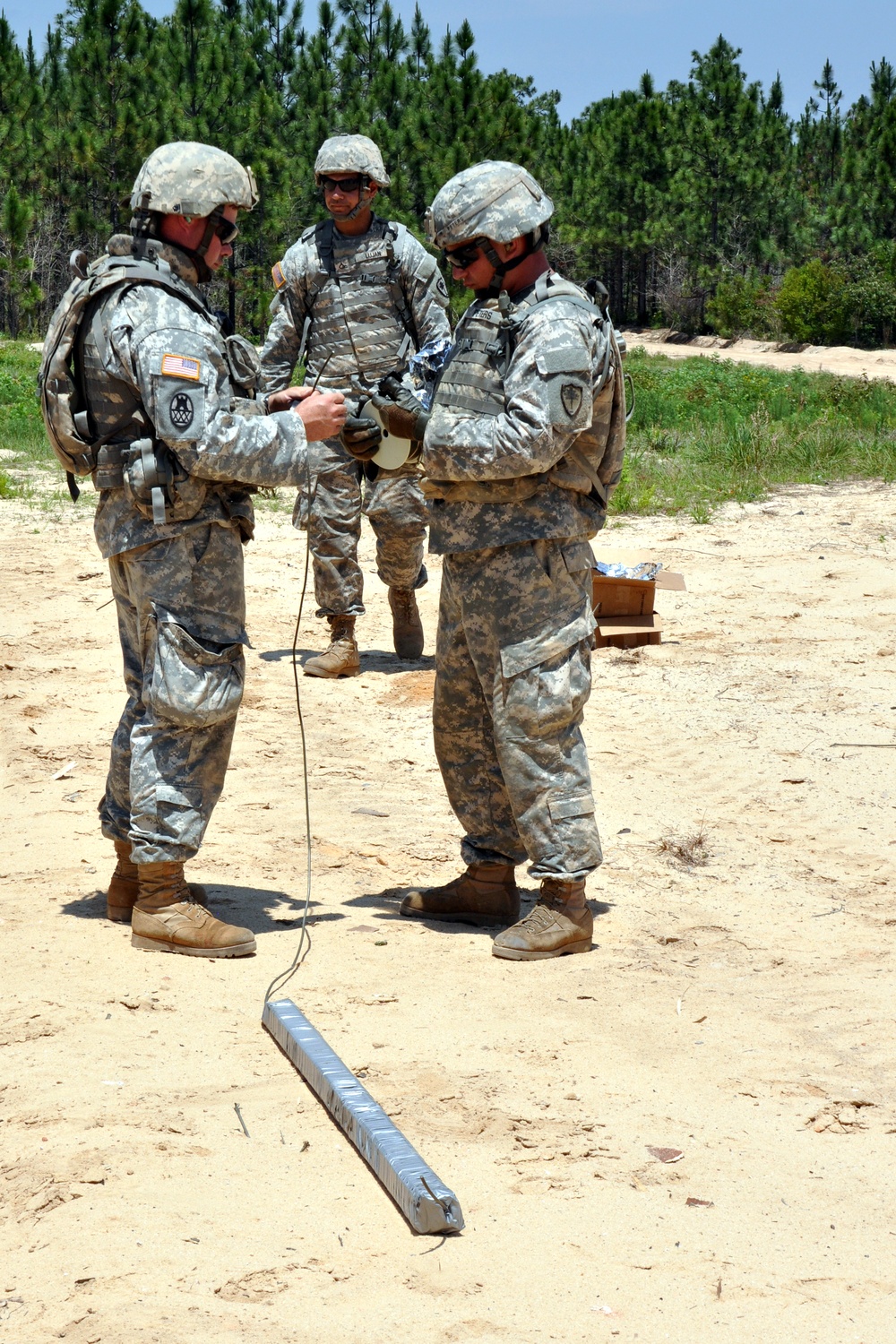 1222nd Engineer Company (Sapper) live fire