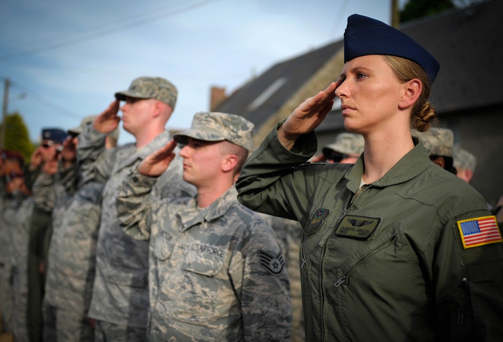 US Air Force general honors NATO partners, D-Day vets