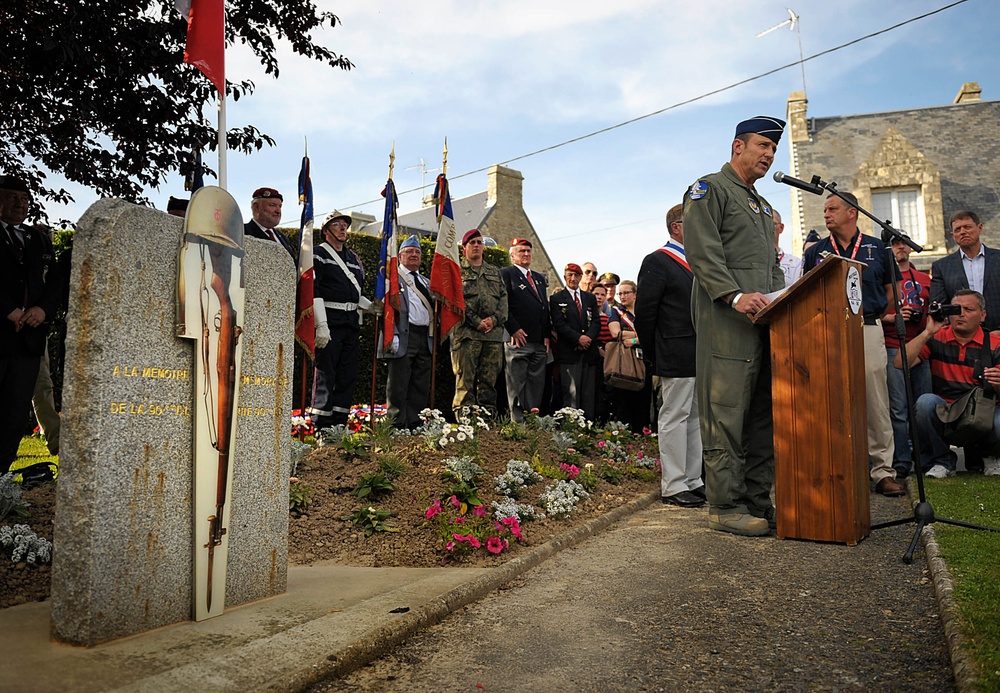 US Air Force general honors NATO partners, D-Day vets