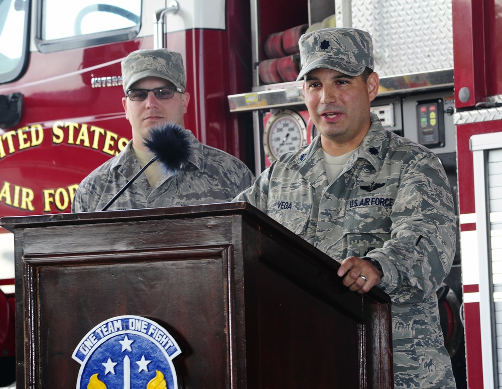 612th Air Base Squadron welcomes new commander