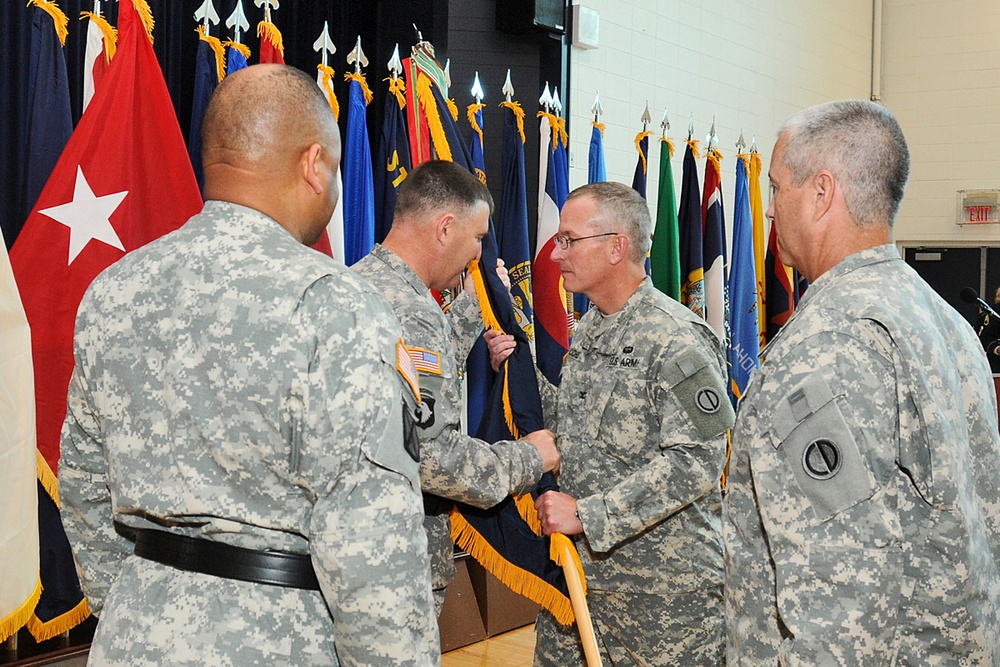 Multicomponent Army Reserve relinquishment of command ceremony