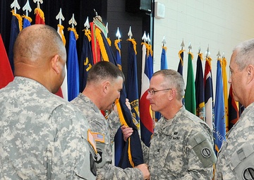 Multicomponent Army Reserve relinquishment of command ceremony