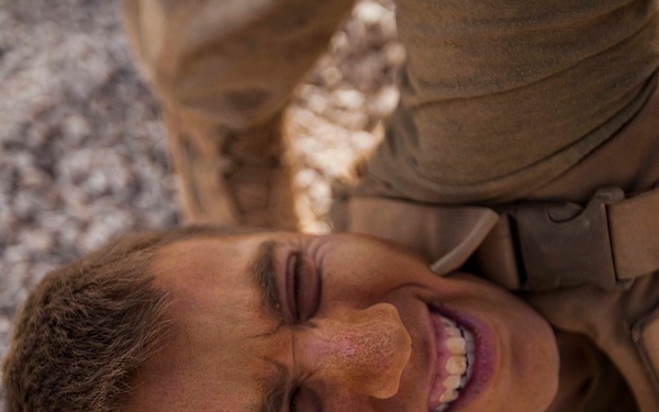 22nd MEU Marines practice martial arts