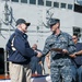 SECNAV visit to USS Mount Whitney