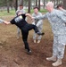 Latvian soldier instructs US paratroopers in Krav Maga