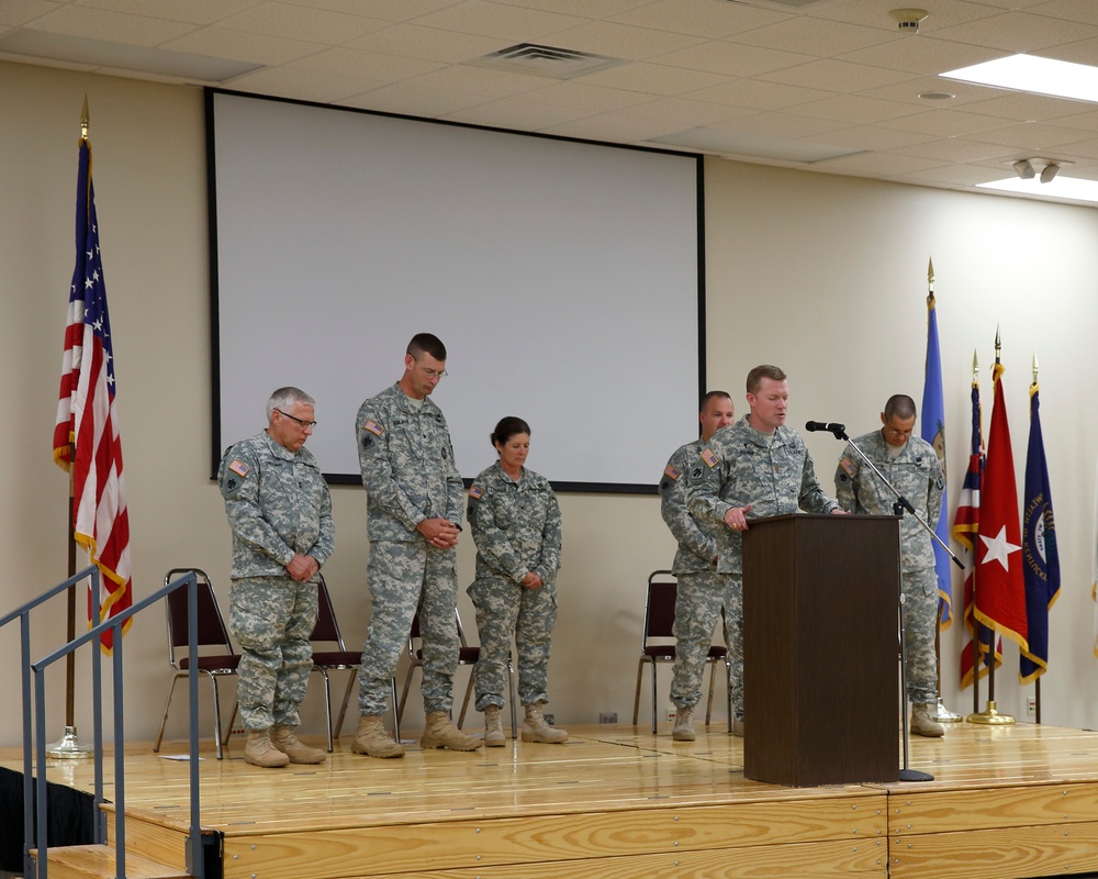 Oklahoma Army National Guard Regional Training Institute change of command