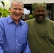 Oliver North visits Pendleton