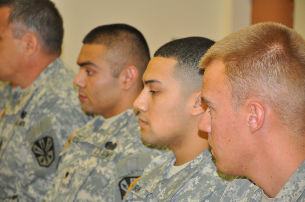 Three Arizona Army National Guard Soldiers receive Purple Heart