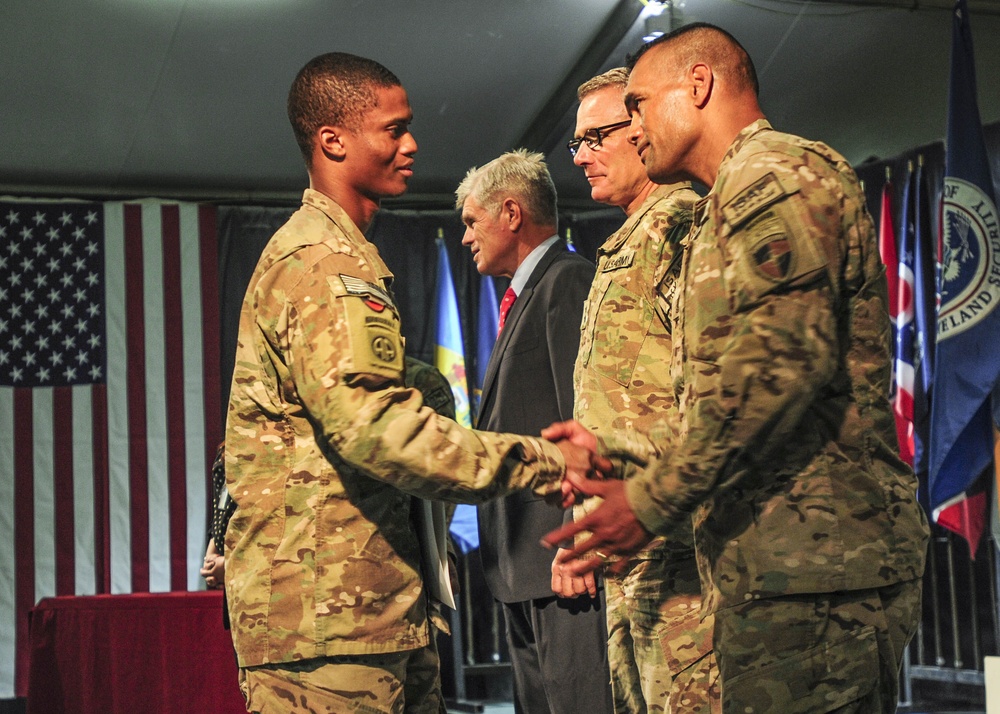 Soldiers, Marines naturalized at Kandahar Airfield