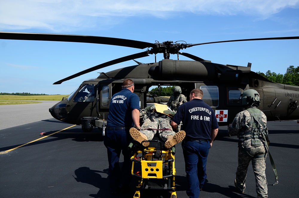 Va. Guard aviators train with federal, state and local agencies
