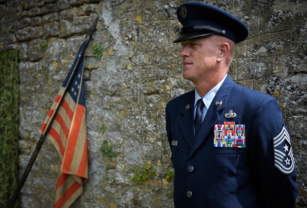 86th AW commander unveils WWII memorial in Normandy