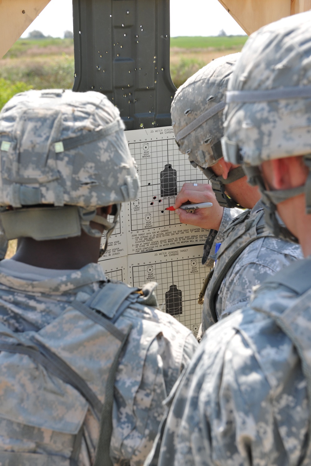 173rd Brigade Support Battalion, 173rd Airborne Bde qualification range .FOce del Reno Ravenna Italy