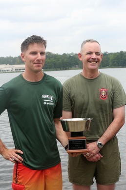 Alpha Co. wins May Commander’s Cup Challenge in kayak relay