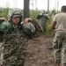 US paratroopers prepare training range