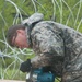 US paratroopers prepare training range