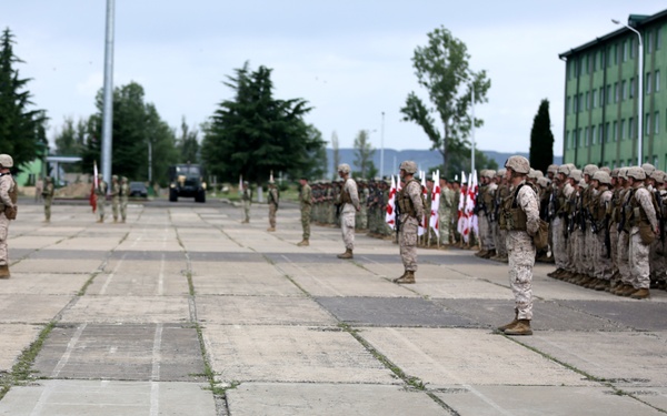 BSRF 14.2, Georgian Armed Forces conduct opening ceremony of Agile Spirit 14
