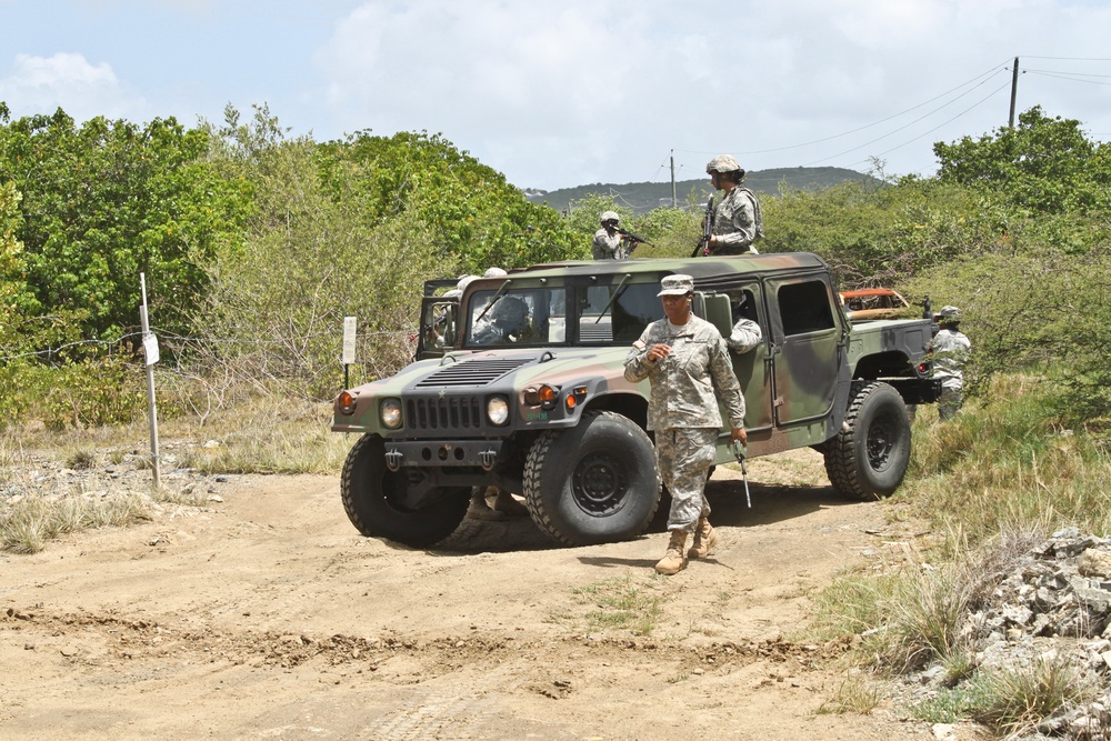 661st Military Police Law and Order Detachment conduct IED training during Operation Forward Guardian II