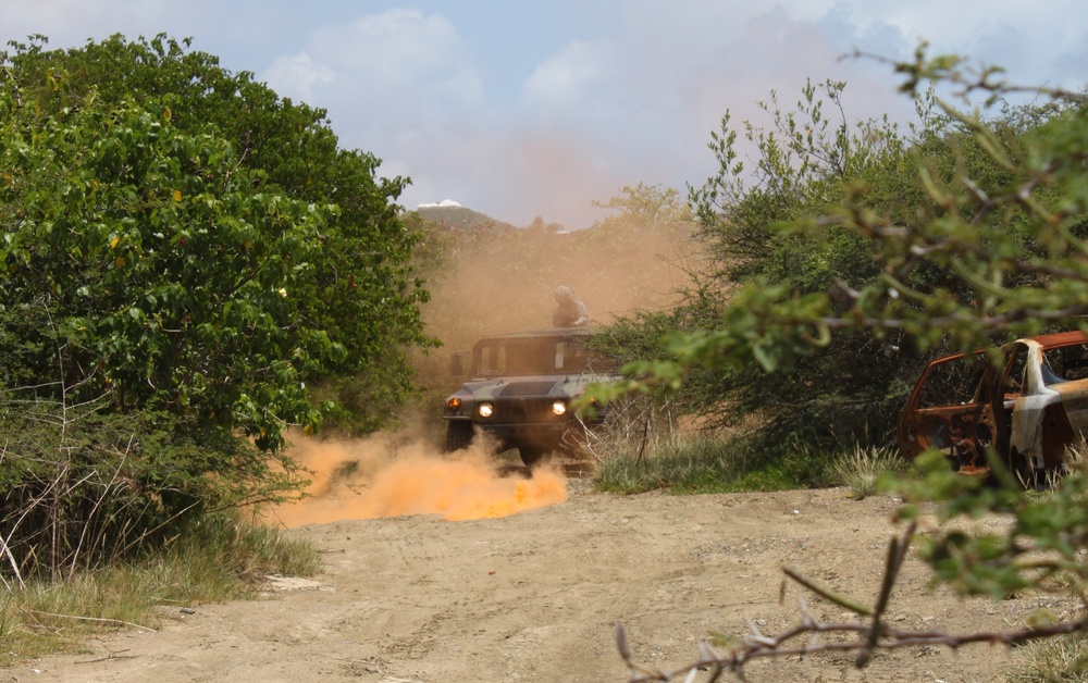661st Military Police Law and Order Detachment conduct IED training during Operation Foward Guardian II