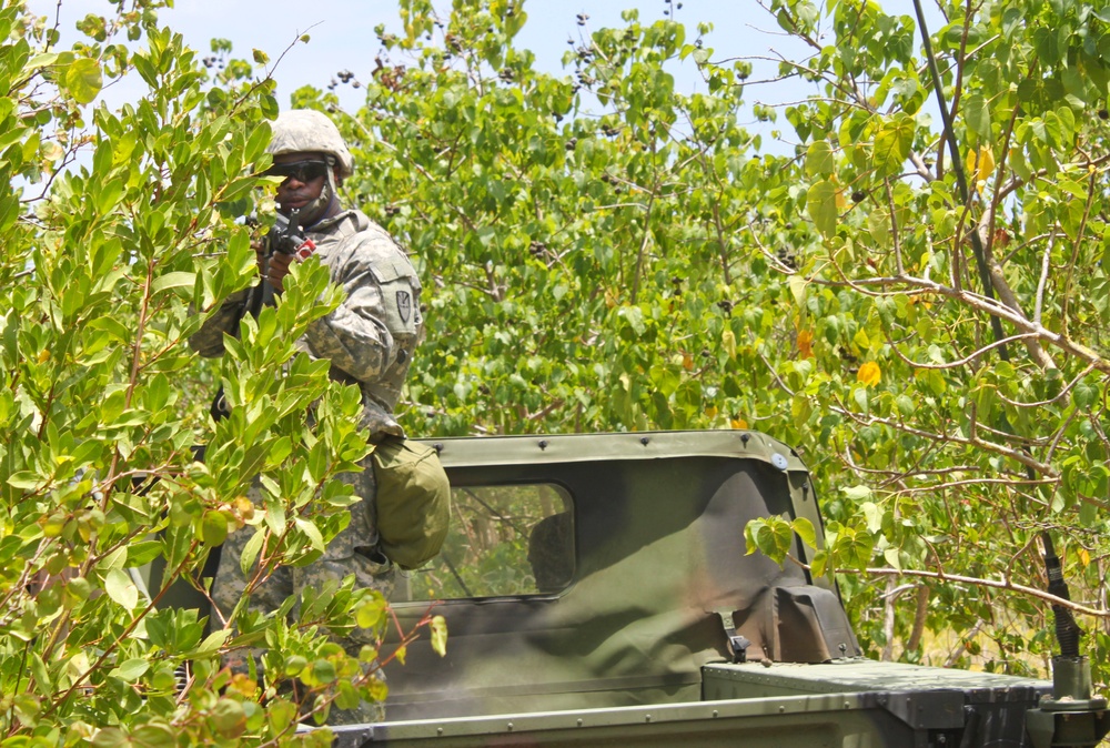 661st Military Police Law and Order Detachment conduct IED training during Operation Forward Guardian II