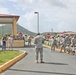 Joint director of military support for the US Virgin Islands National Guard briefs soldiers during Operation Forward Guardian II