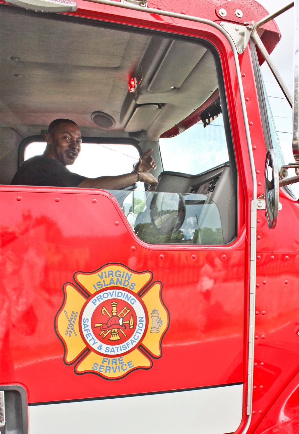 Firefighter assist in Operation Forward Guardian II