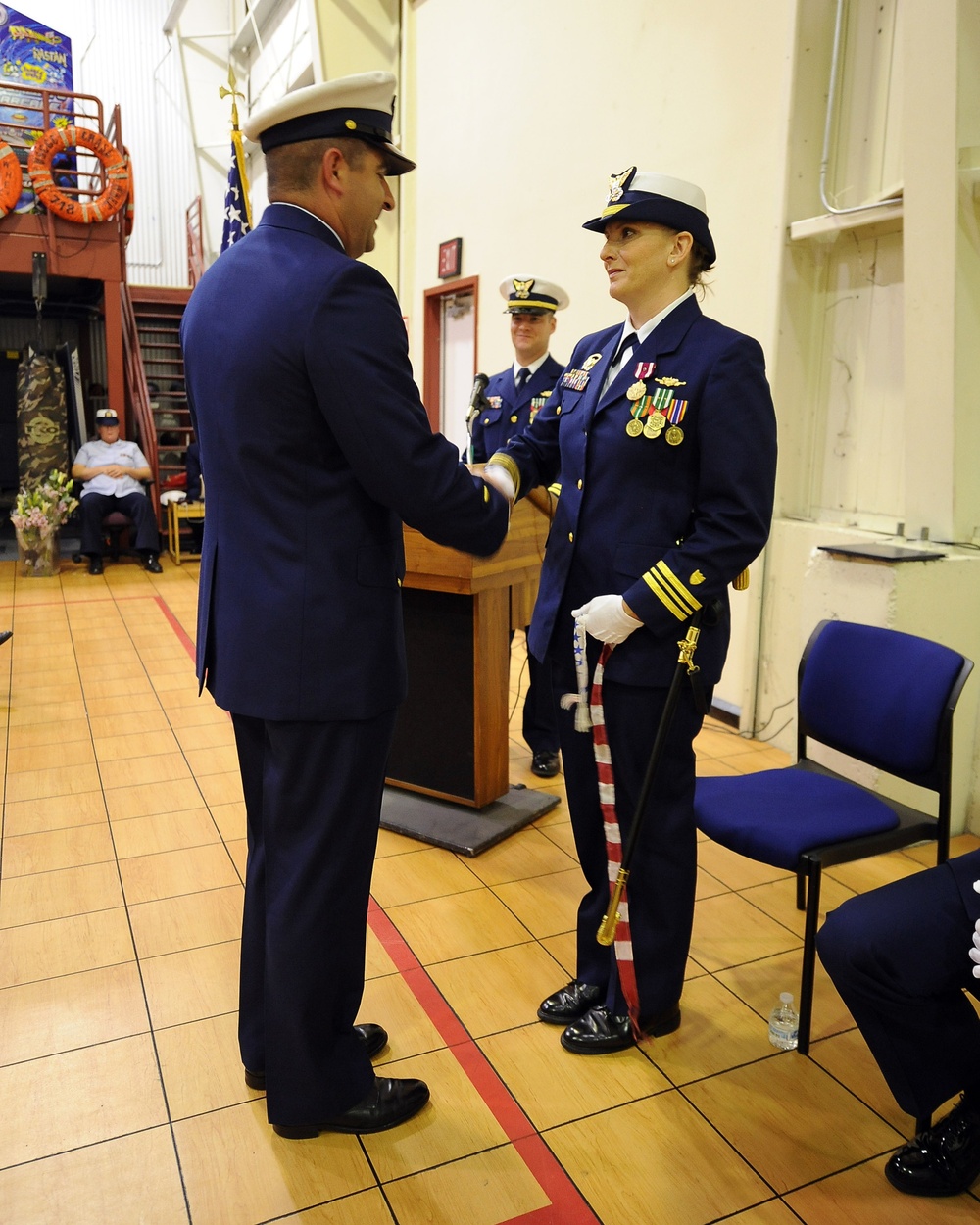 DVIDS Images Coast Guard Cutter SPAR holds change of command ceremony