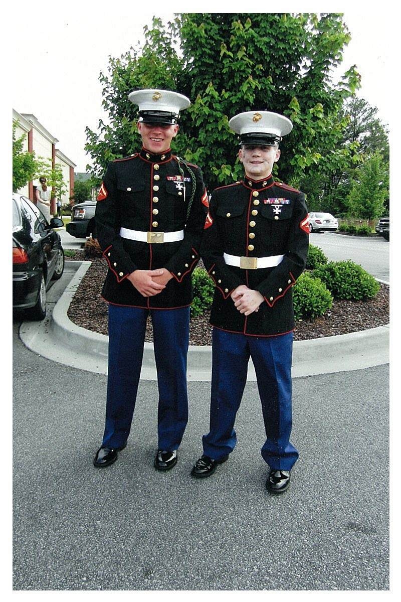 Lance Cpls. Griffin Welch and Kyle Carpenter