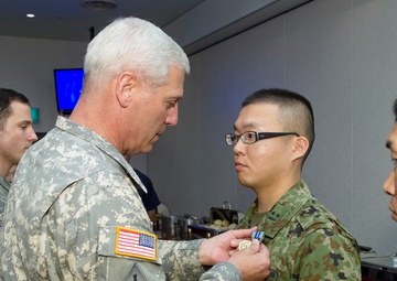 First Lt. Shuhei Ikeda, JGSDF, awarded Achievement Medal