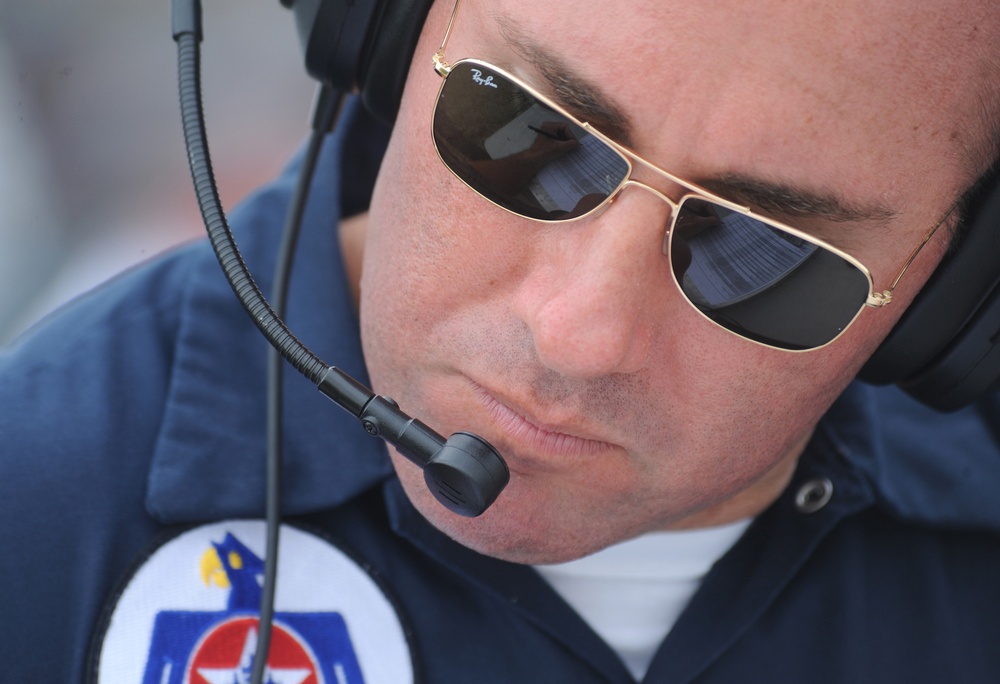 US Air Force 'Thunderbirds' perform at Rockford AirFest