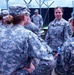 Briefing the cadets