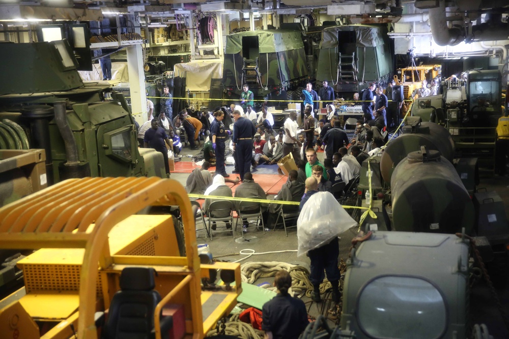 22nd MEU, USS Bataan rescue persons in distress