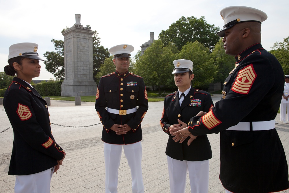 Women in Military Service for America Memorial Wreath Laying