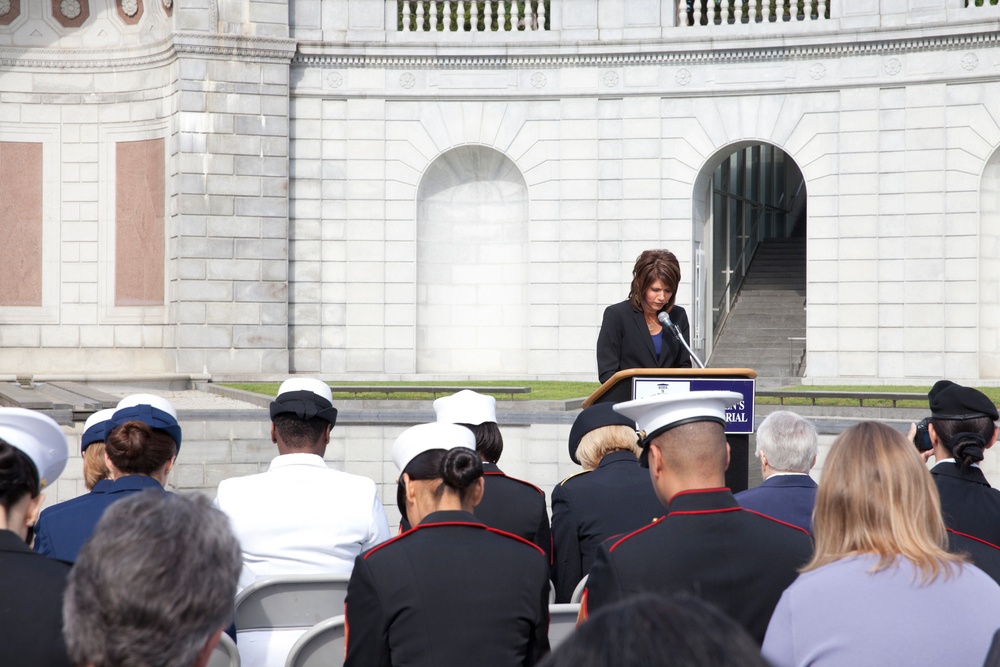 Women in Military Service for America Memorial Wreath Laying