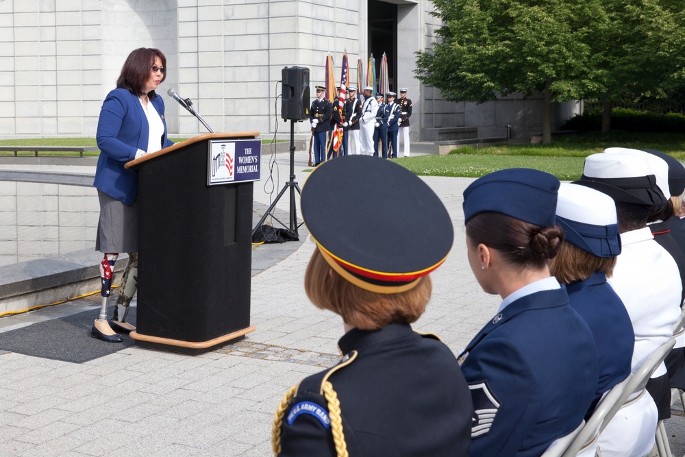 Women in Military Service for America Memorial Wreath Laying