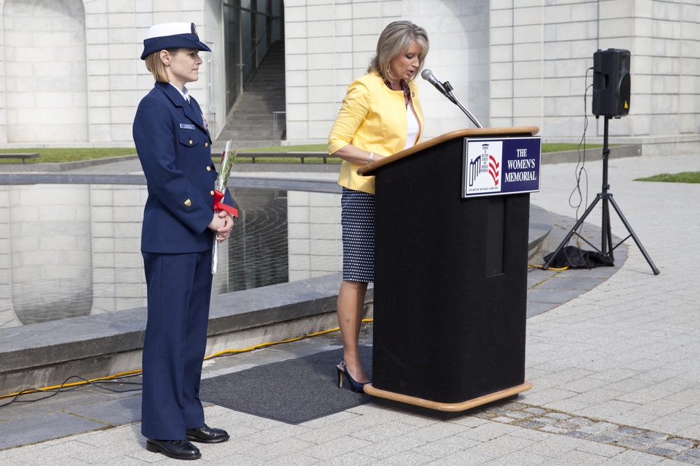 Women in Military Service for America Memorial Wreath Laying