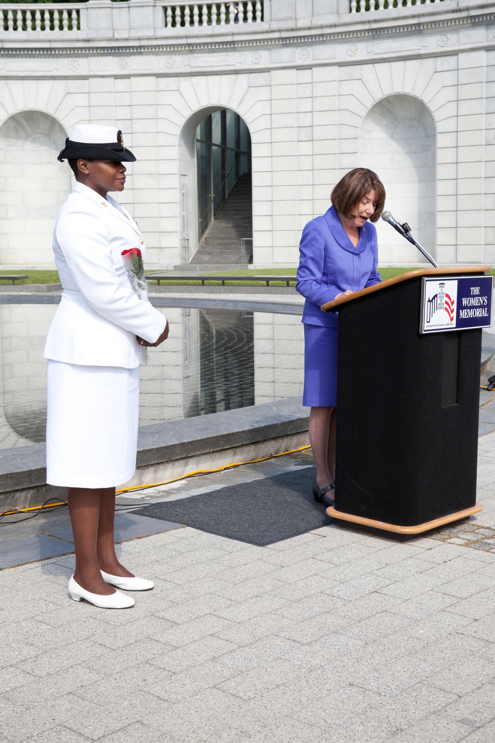 Women in Military Service for America Memorial Wreath Laying