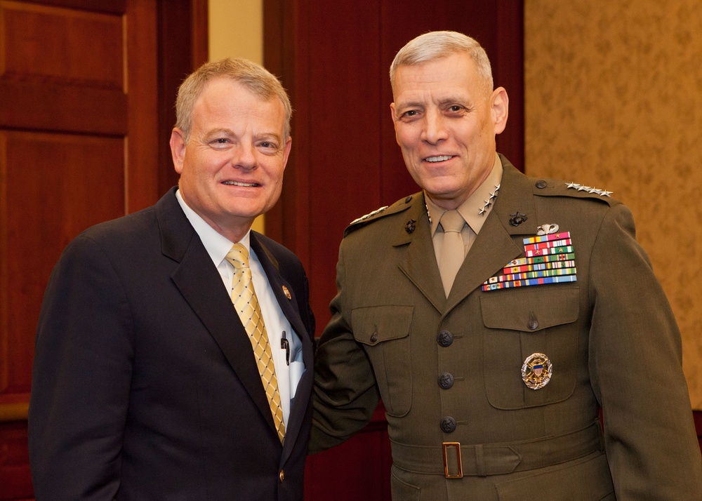 Assistant Commandant of the Marine Corps attends Caucus Breakfast
