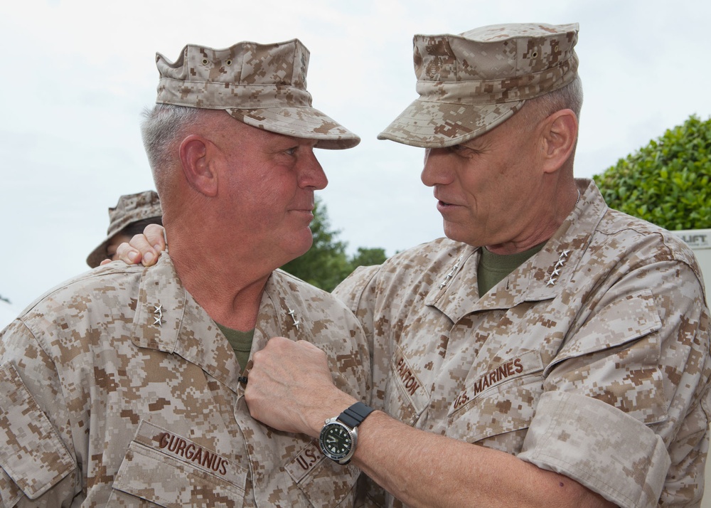 ACMC attends Camp Lejeune Retirement Ceremony