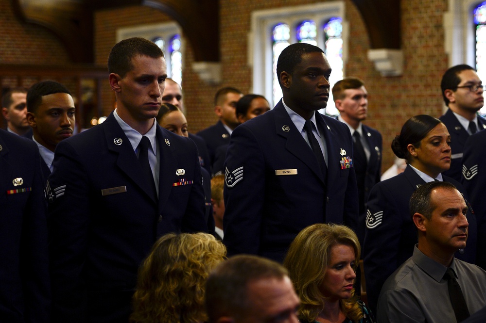 Senior Airman Dennis Malone memorial service