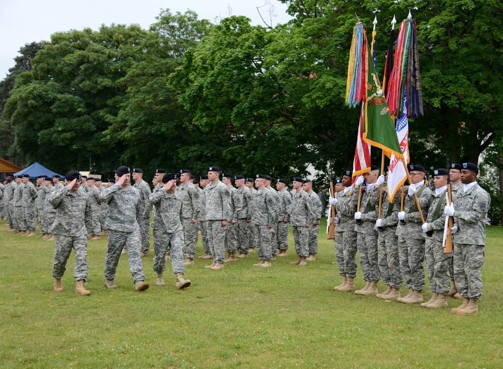 95th MP BN inactivation ceremony, Kaiserslautern