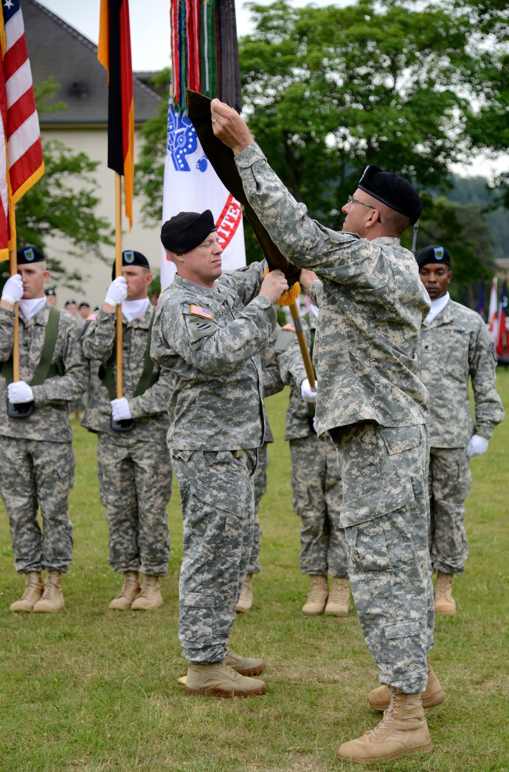 95th MP BN inactivation ceremony, Kaiserslautern