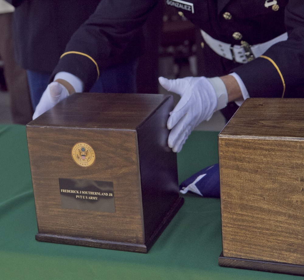 Unclaimed veterans remains interred at Fort Jackson National Cemetery