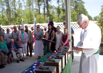 Unclaimed veterans remains interred at Fort Jackson National Cemetery