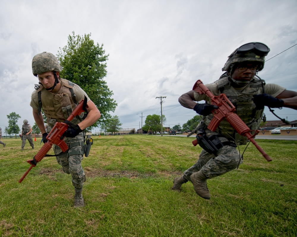 Weapons training