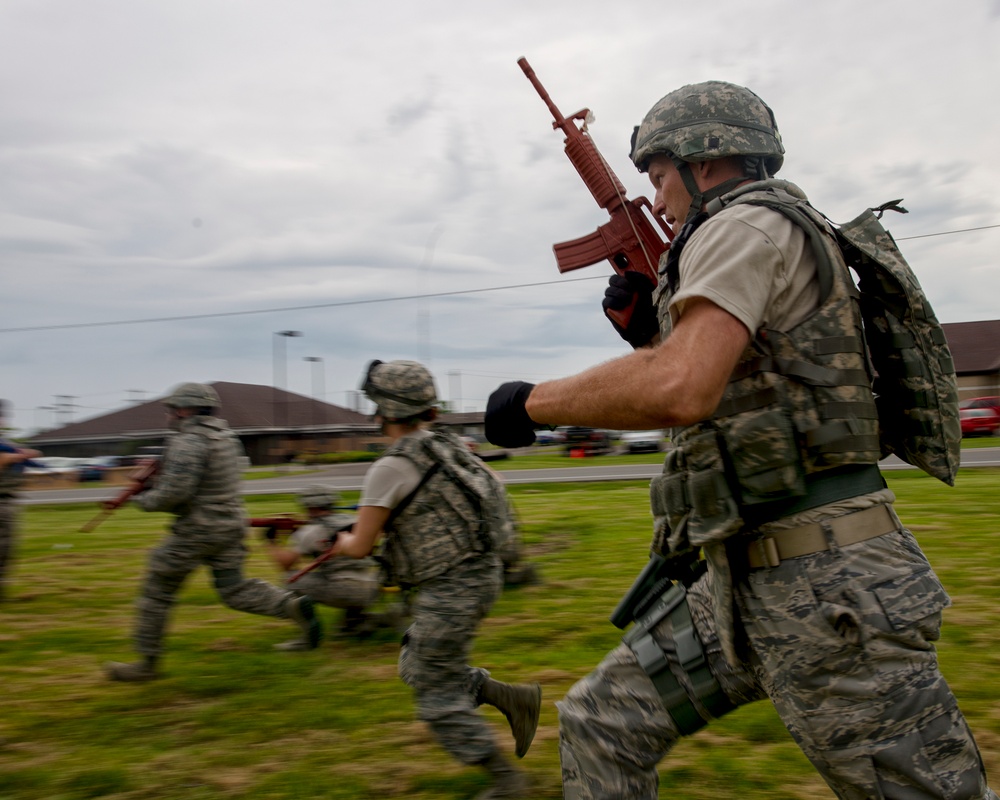 Weapons training