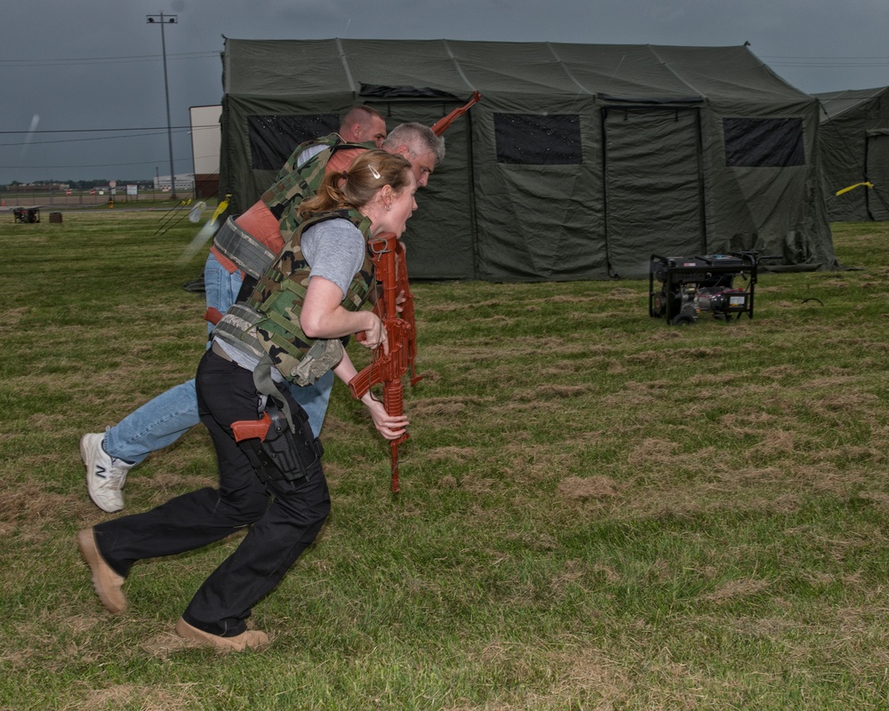 Weapons training