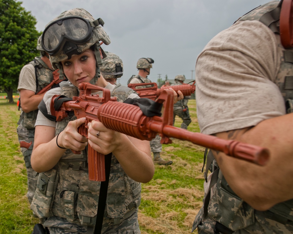 Weapons training